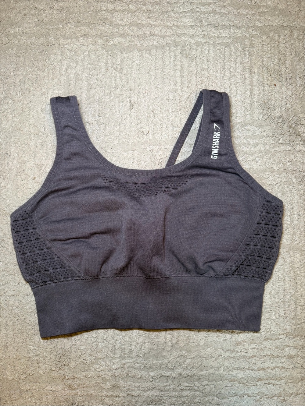 Gymshark Seamless Sports Bra in Dark Purple